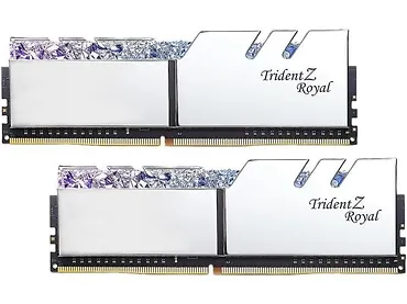 G.SKILL Pamięć do PC DDR4 16GB (2x8GB) TridentZ Royal RGB DDR4  3200MHz CL14-14-14 XMP2 srebrna