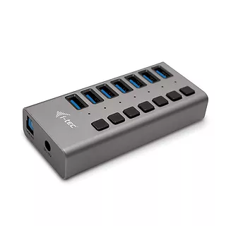 i-tec Hub USB 3.0 z ładowaniem, 7 portów, 36W