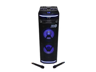 Przenośny głośnik Blaupunkt z Bluetooth i karaoke 2 mikrofony