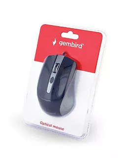 Gembird Mysz optyczna USB szaro-czarna