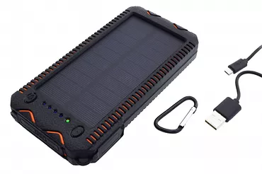 SUNEN Power bank 12000mAh z PV 1W PowerNeed pomarańczowy