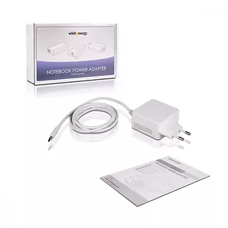 Whitenergy Zasilacz AC 230V, 5V/3A, 9V/3A, 12V/3A, 15V/3A, 20V/2, 25A USB C