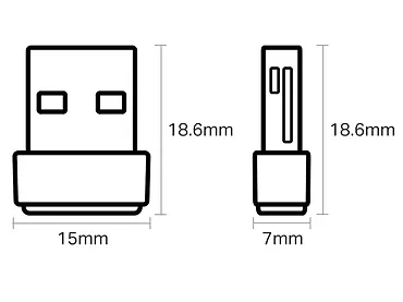 TP-LINK Karta sieciowa Archer T2U USB Nano AC600