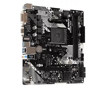 ASRock Płyta główna B450M-HDV R4.0 AM4 2DDR4 VGA/DVI/HDMI/M.2 uATX