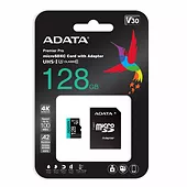 Adata Karta pamięci microSD Premier Pro 128 GB UHS1 U3 V30 A2 + adapter