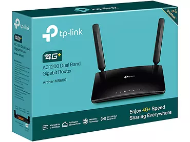 TP-LINK Archer MR600  Router 4G+ LTE cat. 6 WiFi AC1200 LAN/WAN-1Gb