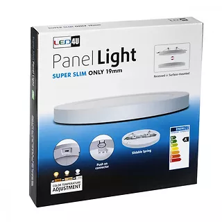 Maclean Panel LED Sufitowy 30W 3 Kolory Sensor LD142