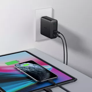 Ultraszybka ładowarka sieciowa 2xUSB Power Delivery (1xUSB A+1xUSB C) 60W 5.4A  PA-D3