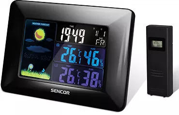 Sencor Stacja pogody SWS 4250 wyświetlacz LCD kolor
