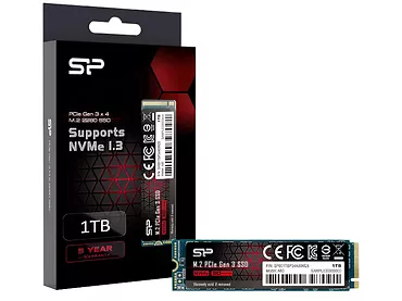 Dysk SSD Silicon Power P34A80 1 TB M.2 2280 PCI-E x4 Gen3 NVMe