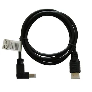 Elmak Kabel HDMI v.1.4 Savio CL-04 1,5m, wielopak 10 szt., czarny kątowy, 4Kx2K