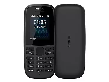 Telefon komórkowy Nokia 105 2019 Dual Sim Black