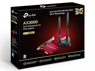 TP-LINK Karta sieciowa Archer TX3000E PCI-E WiFi AX30000 BT 5.0