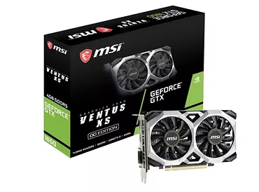 MSI Karta graficzna GeForce GTX 1650 SUPER VENTUS XS OC 4GB 128bit GDDR6 DVI-D/HDMI/DP