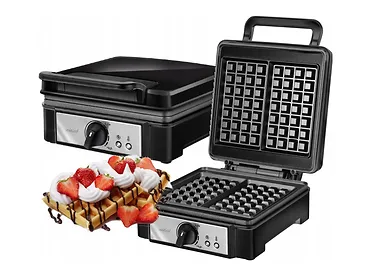 GOFROWNICA MPM MGO-24 CZARNA DUŻA MOC 1400W MOCNA