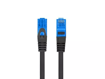 LANBERG Patchcord kat.6a S/FTP CCA 5.0m Czarny