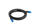 LANBERG Patchcord kat.6a S/FTP CCA 5.0m Czarny