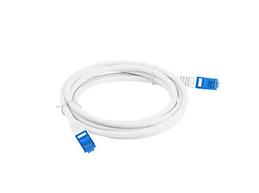 LANBERG Patchcord kat.6a S/FTP CCA 3.0m Biały