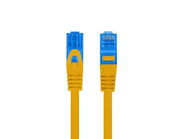 LANBERG Patchcord kat.6a S/FTP CCA 10.0m Pomarańczowy