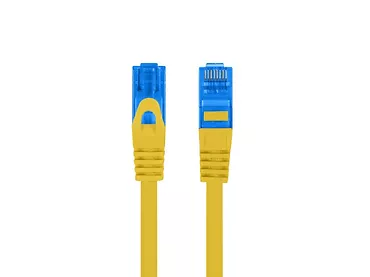 LANBERG Patchcord kat.6a S/FTP CCA 10.0m Żółty