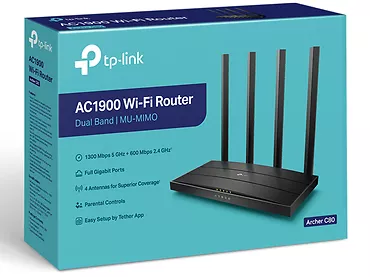 TP-LINK Router Archer C80 AC1900 1WAN 4LAN 1USB