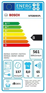 Bosch Suszarka WTG86401PL