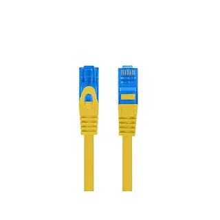 LANBERG Patchcord kat.6a S/FTP CCA 15.0m zółty