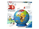 Ravensburger - Puzzle 3D Kula Dziecinny globus 72 el.