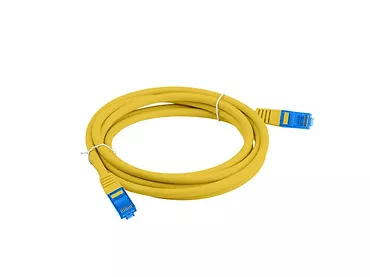 LANBERG Patchcord kat.6a S/FTP CCA 5.0m Żółty