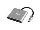 NATEC Multi Port Fowler mini USB-C PD, USB 3.0, HDMI 4K