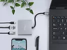 NATEC Multi Port Fowler mini USB-C PD, USB 3.0, HDMI 4K