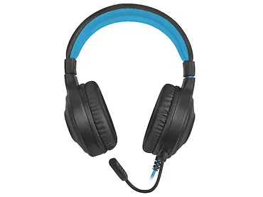 NATEC Słuchawki Fury Warhawk RGB dla graczy czarno-niebieskie