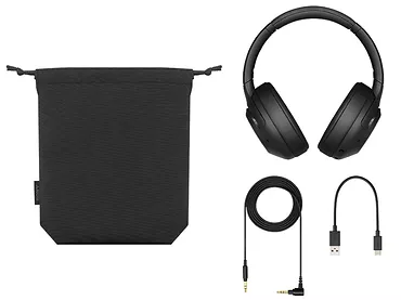 Słuchawki Sony WH-XB900N Czarne ANC