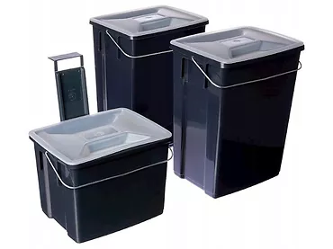 Zestaw koszy do sortowania 2x10L+6L Curver Recycle Bins SET