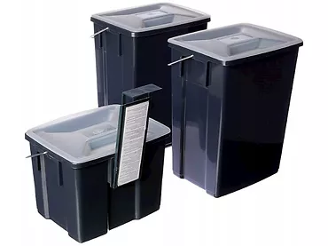 Zestaw koszy do sortowania 2x10L+6L Curver Recycle Bins SET