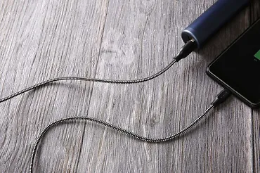 CB-AM1 Black ultraszybki kabel nylonowy Quick Charge micro USB-USB | 1.2m | 5A | 480 Mbps