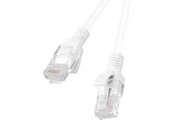 LANBERG Patchcord PCU6-10CC-1000-W kat.6 10M biały