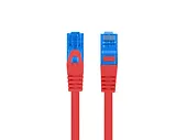 LANBERG Patchcord kat.6a S/FTP CCA 0.5m Czerwony