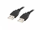 LANBERG Kabel USB-A M/M 2.0 1.0m Czarny