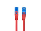 LANBERG Patchcord kat.6a S/FTP CCA 10.0m Czerwony