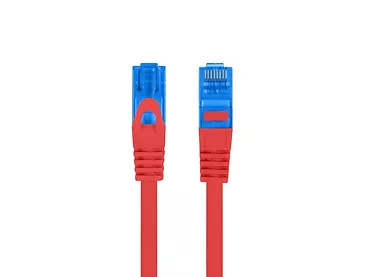 LANBERG Patchcord kat.6a S/FTP CCA 1.5m Czerowny