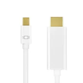 LogiLink Kabel mini DisplayPort do HDMI,4K 1m Biały