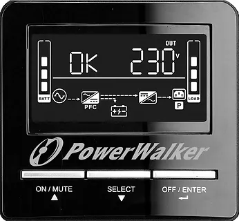 PowerWalker Zasilacz UPS Line-Interactive 2200VA CW FR 3X PL 230V, USB, RRS-232, LCD, EPO