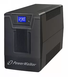 PowerWalker Zasilacz Line-Interactive 1000VA SCL 4xPL 230V, RJ11/45 IN/OUT, USB, LCD