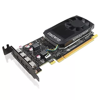Lenovo Karta graficzna ThinkStation Nvidia Quadro P1000 4 GB GDDR5 Mini DP x 4 z ramka wysokoprofilowa 4X60N86661 (P320,P330,P410,P510,P520,P520c,P710,P720,P