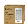 LogiLink Splitter 1 do 4x HDMI 2.0b 4K, z uchwytem montażowym