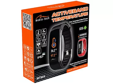 Opaska smartband ACTIVE-BAND Media-Tech MT866