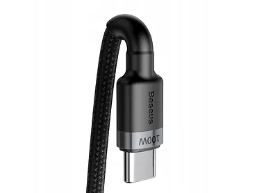 Kabel USB-C Baseus Cafule, QC 3.0, PD 2.0, 100W, 5A, 2m Szaro-Czarny