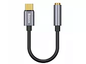 Adapter audio Baseus L54 USB-C + mini jack 3,5mm Szary