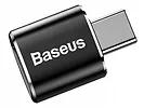 Adapter Baseus USB do USB Type-C 2,4A Czarny